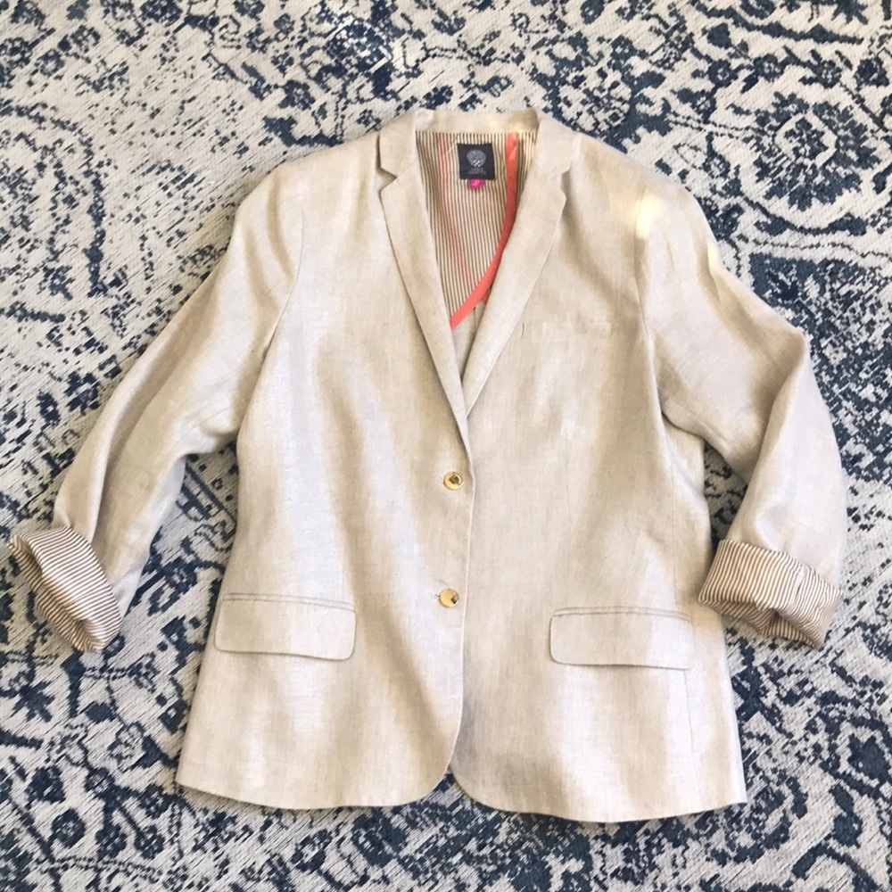 Cream blazer, Vince Camuto, size 12